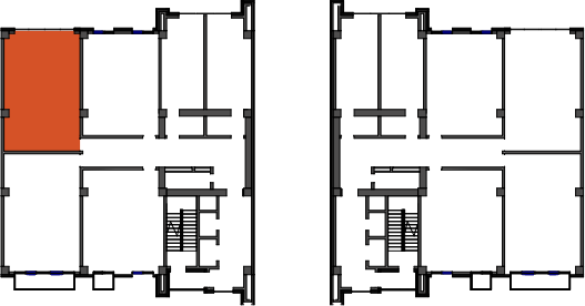 location of the building in the complex