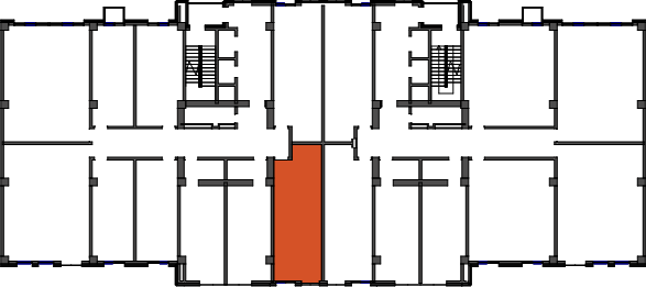location of the building in the complex