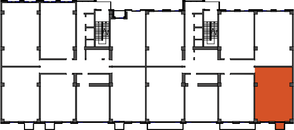 location of the building in the complex