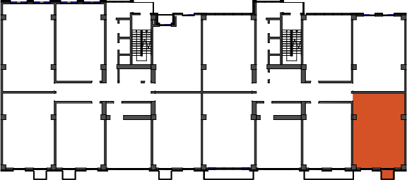 location of the building in the complex