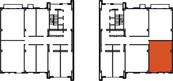 location of the building in the complex