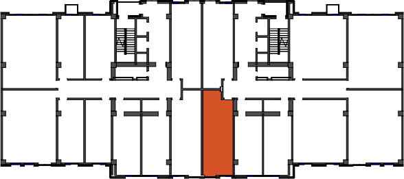 location of the building in the complex