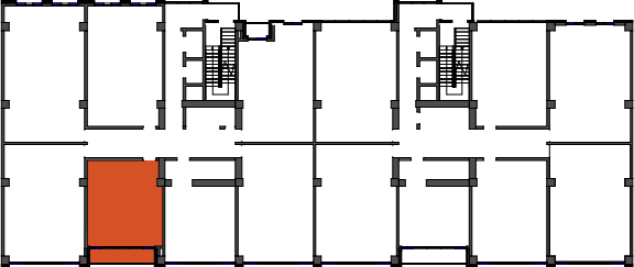 location of the building in the complex