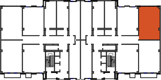location of the building in the complex