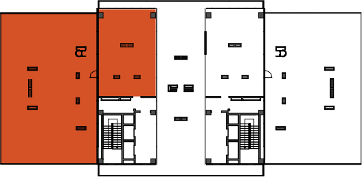 location of the building in the complex