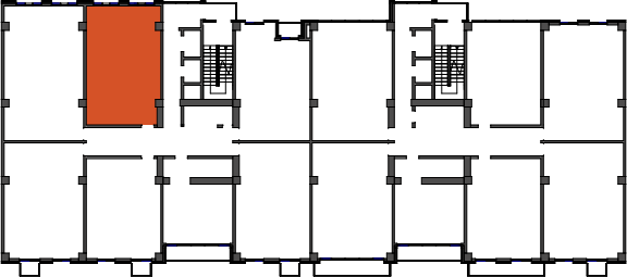 location of the building in the complex