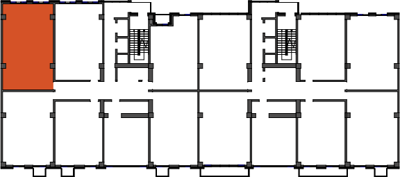 location of the building in the complex