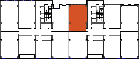 location of the building in the complex