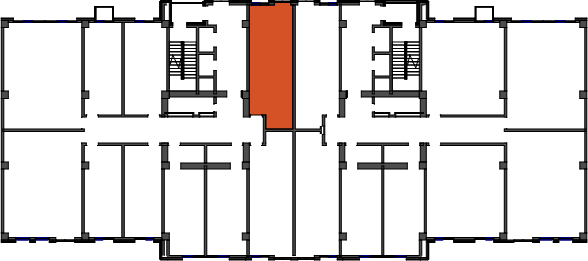 location of the building in the complex
