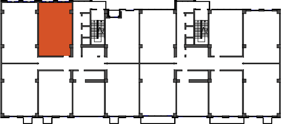 location of the building in the complex