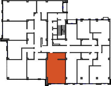 location of the building in the complex