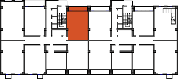 location of the building in the complex