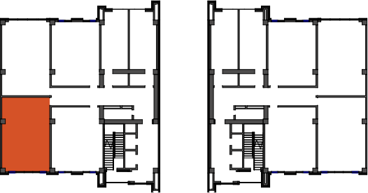 location of the building in the complex