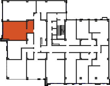 location of the building in the complex