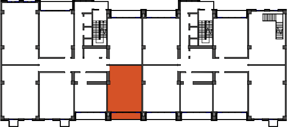 location of the building in the complex