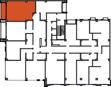 location of the building in the complex