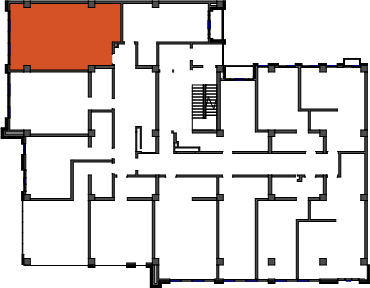 location of the building in the complex