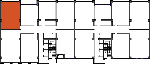 location of the building in the complex