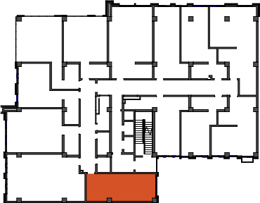 location of the building in the complex