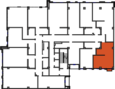 location of the building in the complex