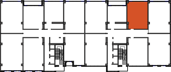 location of the building in the complex