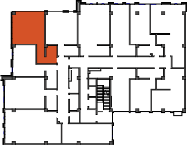 location of the building in the complex