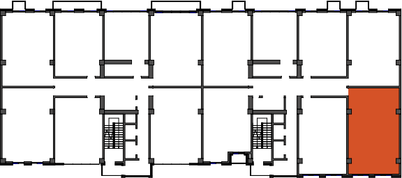 location of the building in the complex