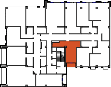 location of the building in the complex