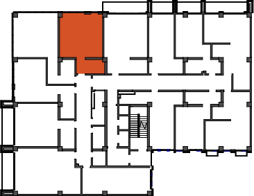 location of the building in the complex