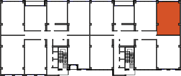 location of the building in the complex