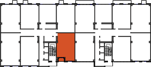 location of the building in the complex