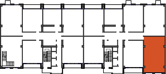 location of the building in the complex