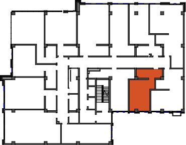 location of the building in the complex