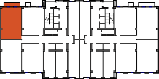 location of the building in the complex
