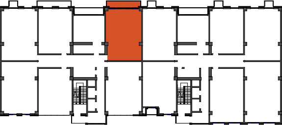 location of the building in the complex