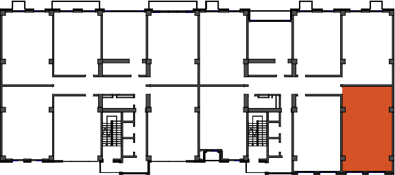 location of the building in the complex