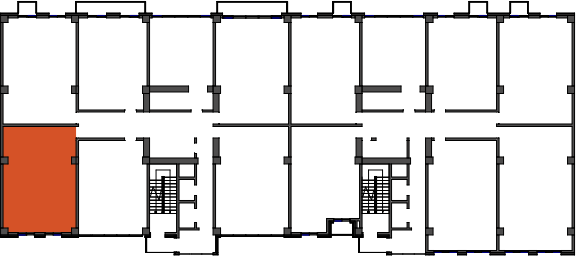 location of the building in the complex