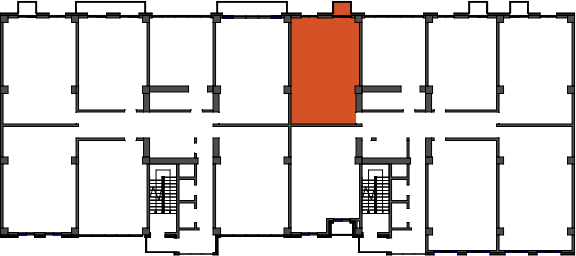 location of the building in the complex