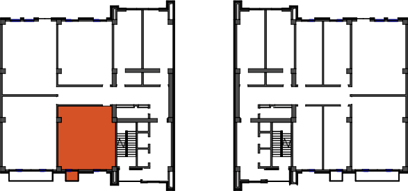 location of the building in the complex