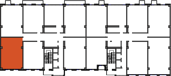 location of the building in the complex
