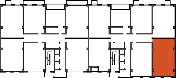 location of the building in the complex
