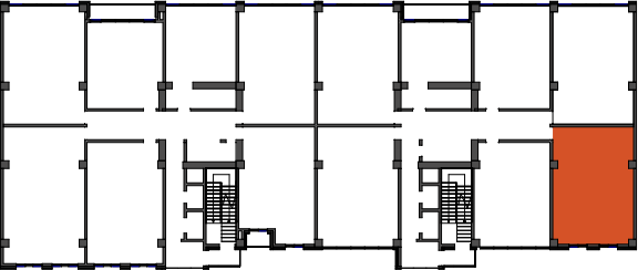 location of the building in the complex
