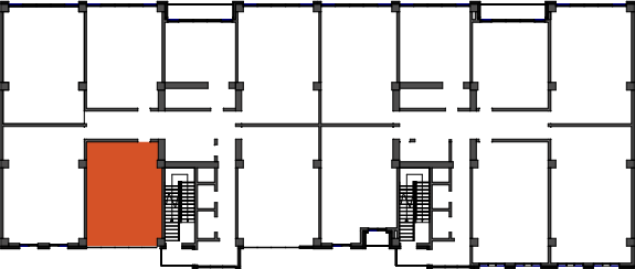 location of the building in the complex