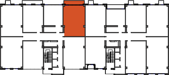 location of the building in the complex