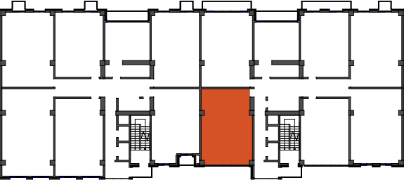location of the building in the complex