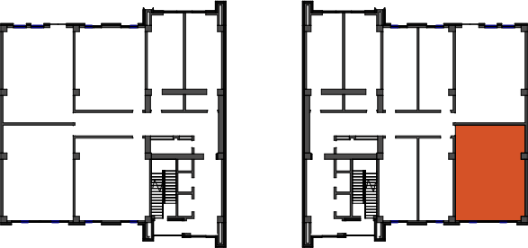 location of the building in the complex