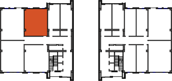 location of the building in the complex