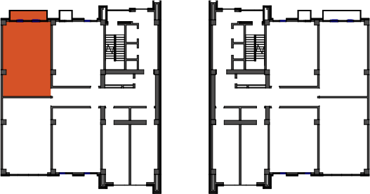 location of the building in the complex