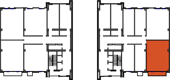 location of the building in the complex