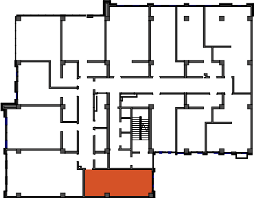 location of the building in the complex